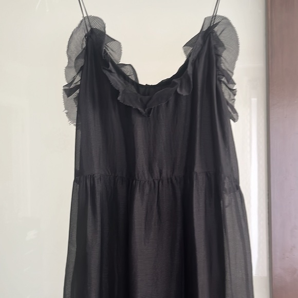 Raquel Allegra black tiered dress size 1 - Picture 5 of 7